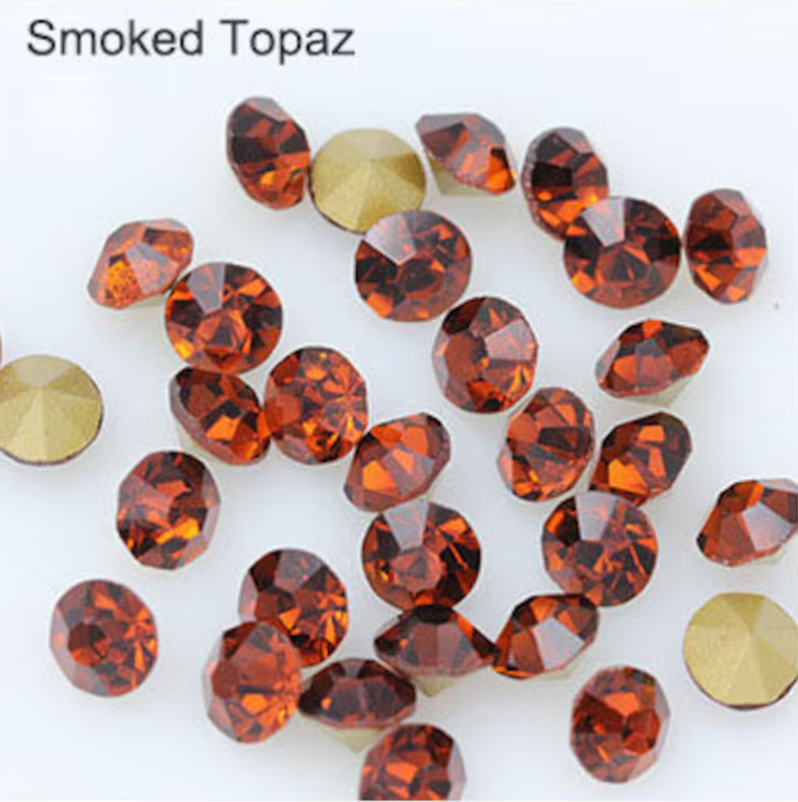 Brown Color Chatons / Rhinestone