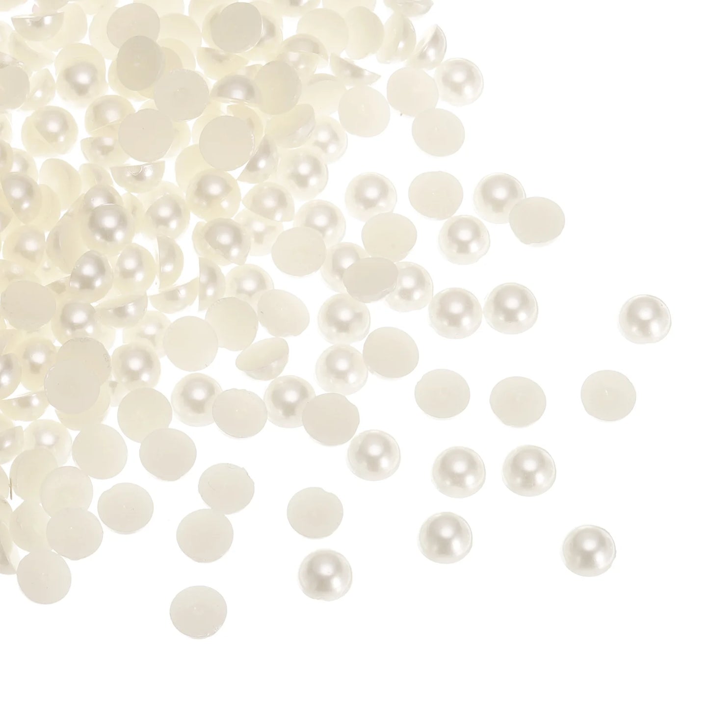 Flat Back Pearl Beads