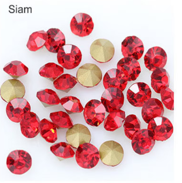 Red Color Chatons / Rhinestone (Copy)