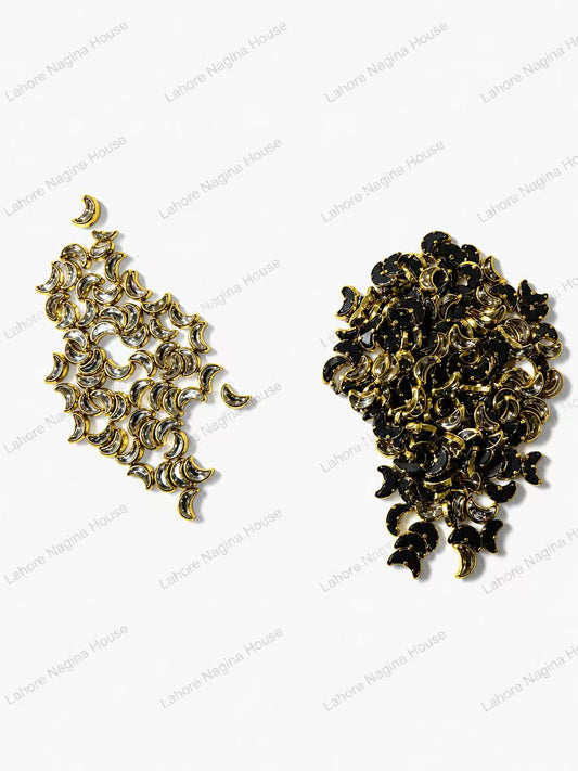 Moon Shape KUNDAN