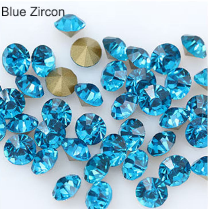 Zinc Color Chatons / Rhinestone