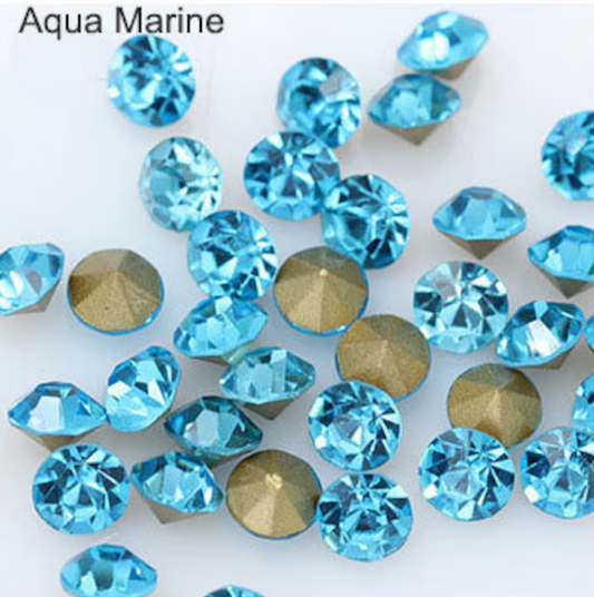 Ferozi Color Chatons / Rhinestone